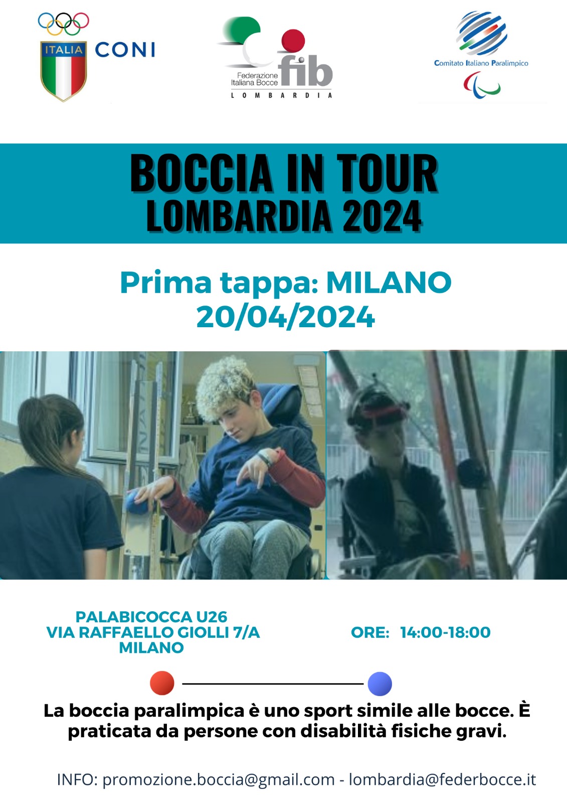 Boccia on tour – Lombardia 2024